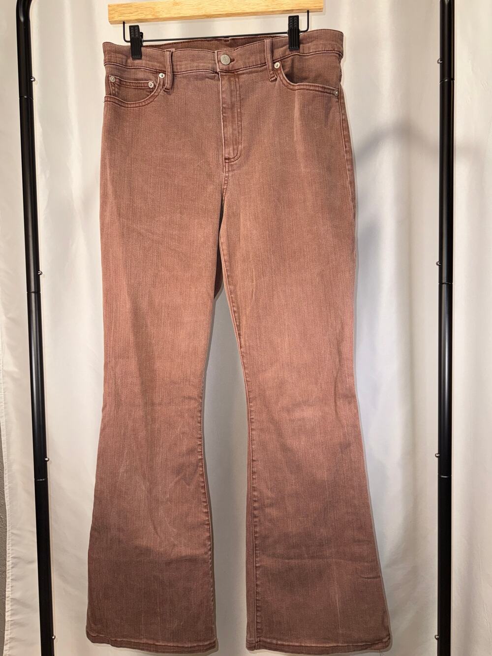 Gap 1969 Resolution Skinny Flare Jeans Brown Women’s Denim Size 8/32